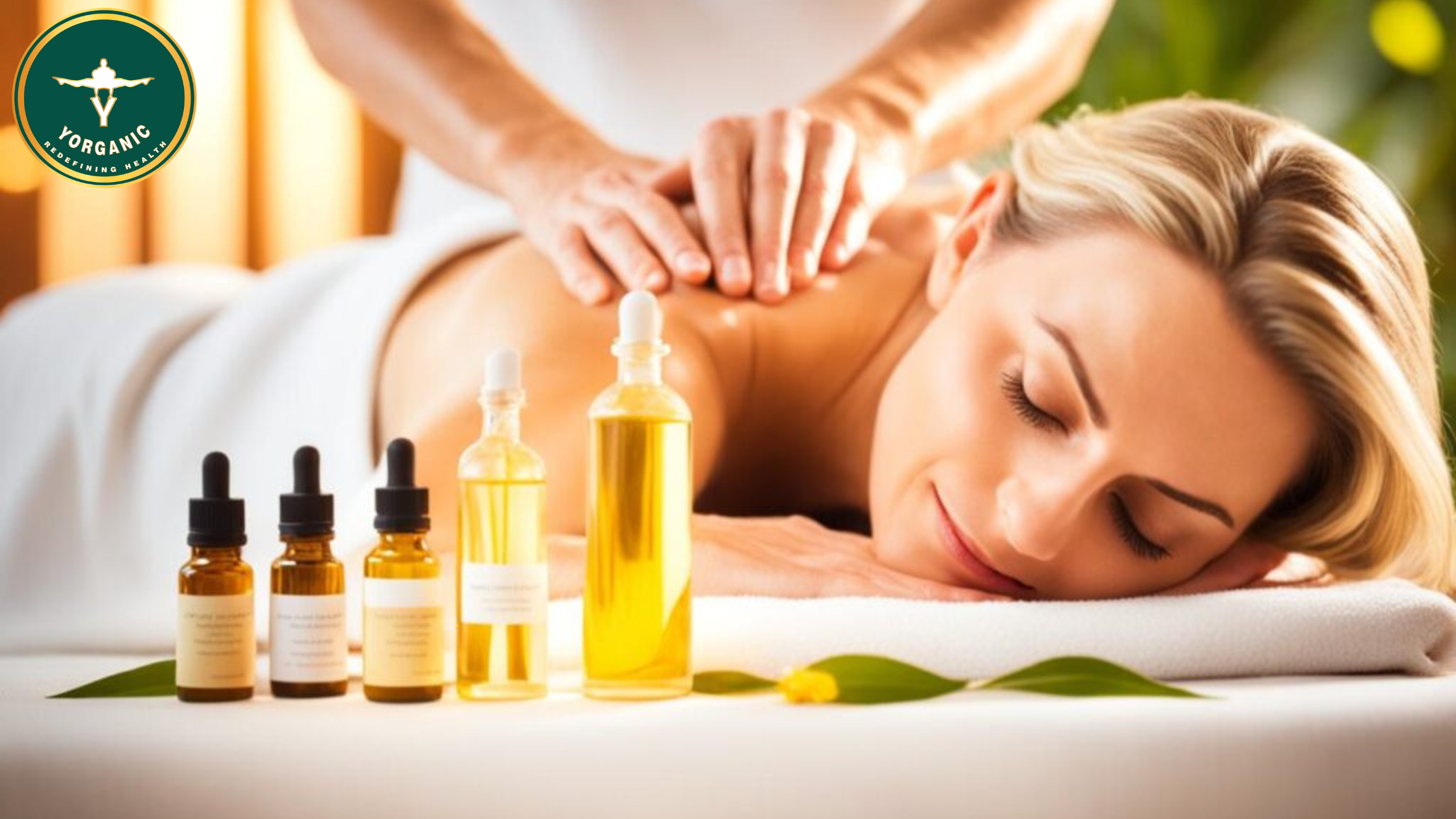 ayurvedic oil massage with wooden cold pressed oil