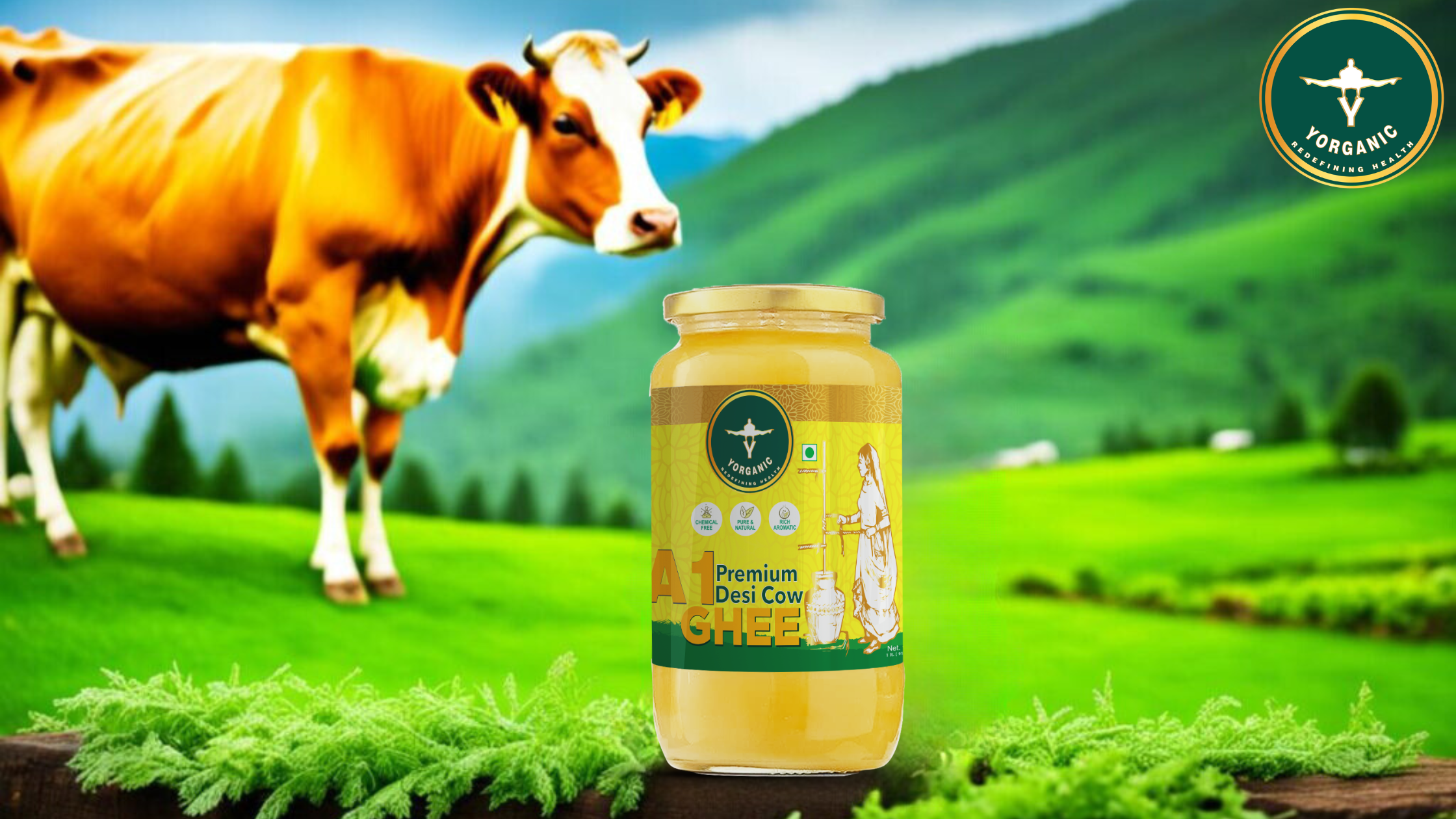 Yorganic A1 Premium Ghee 