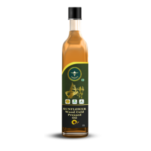 Wooden Cold Pressed Sunflower Oil