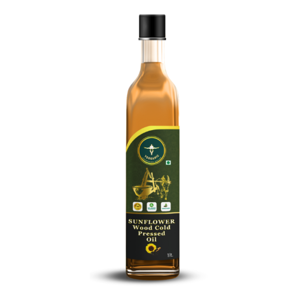 Wooden Cold Pressed Sunflower Oil