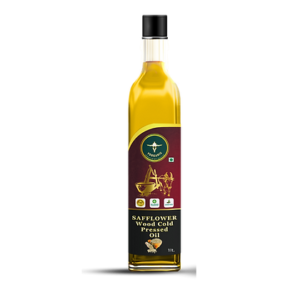 Wooden Cold Pressed Safflower Oil